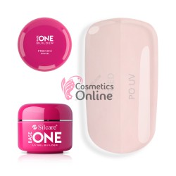 Gel UV Base One Silcare 3 in 1 French Pink 30 ml + 1 Oja semi Colorit! Cadou
